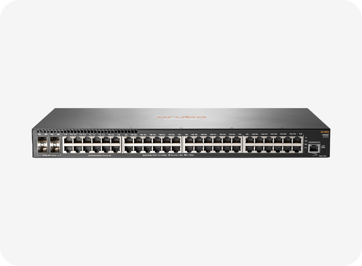 Buy Aruba 2930F 48G PoE+ 4SFP Switch (JL262A) at Best Price in Dubai, Abu Dhabi, UAE